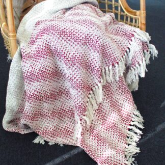 Bohemian pläd red ruby