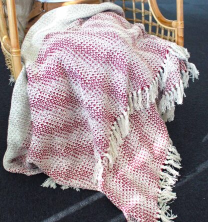 Bohemian pläd red ruby